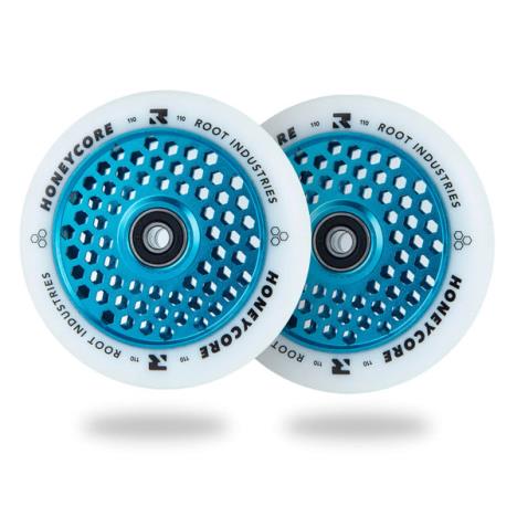 Root Industries HoneyCore 110mm Wheels - White/Blue £59.95